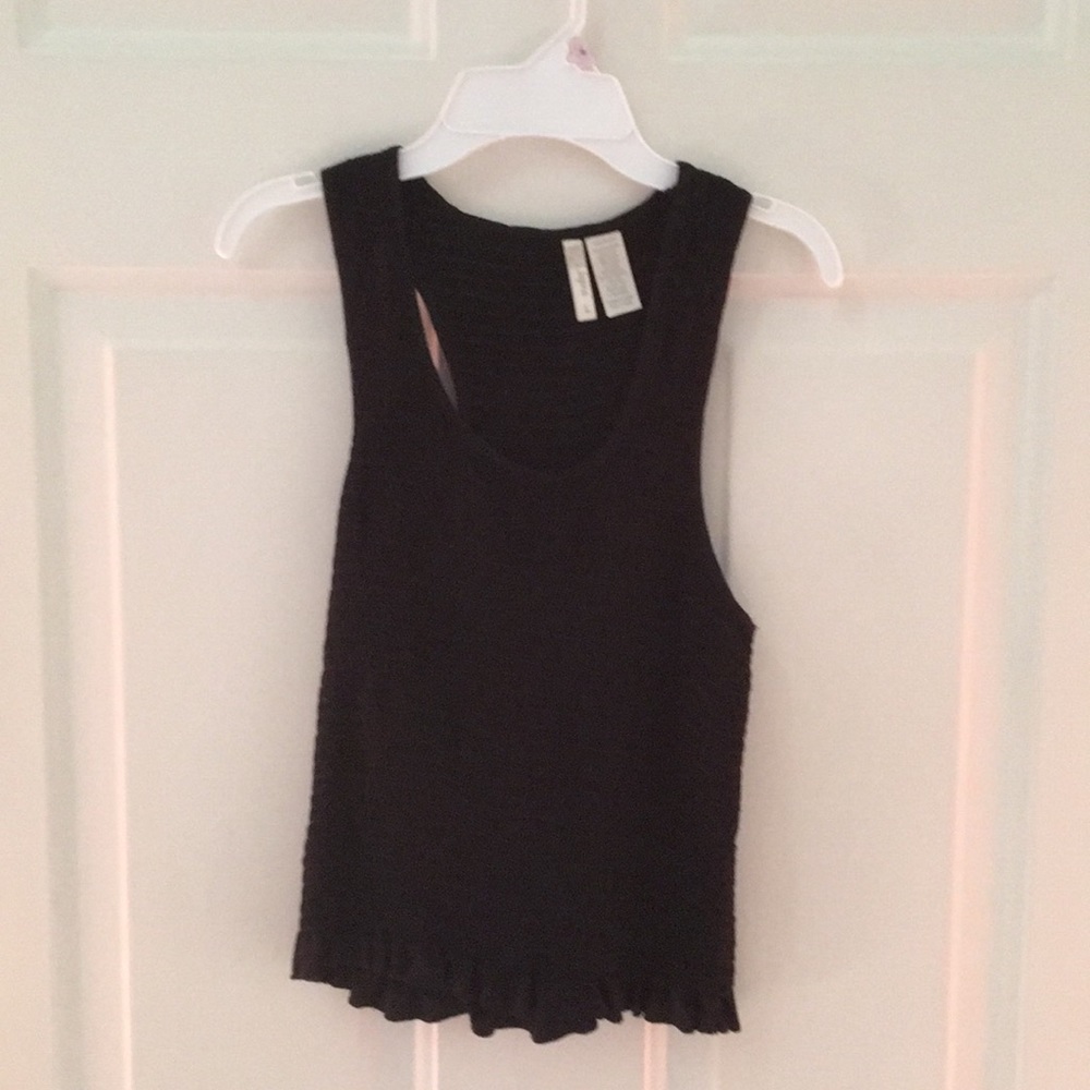 Japna large juniors black tank